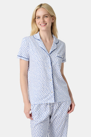 Roller Rabbit Blue Hearts Fiora Pajamas