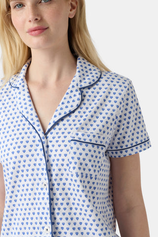 Roller Rabbit Blue Hearts Fiora Pajamas