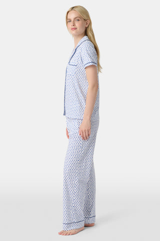 Roller Rabbit Blue Hearts Fiora Pajamas