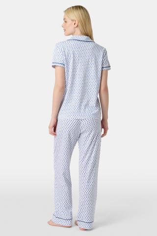 Roller Rabbit Blue Hearts Fiora Pajamas