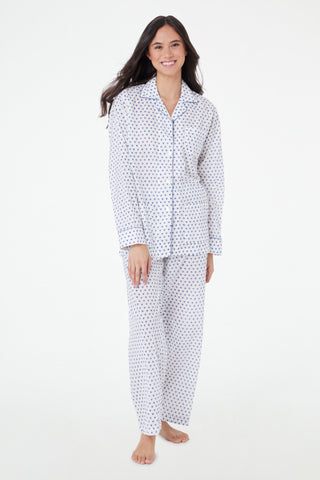 Roller Rabbit Blue Hearts Loungewear Set