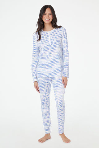 Roller Rabbit Blue Hearts Pajamas