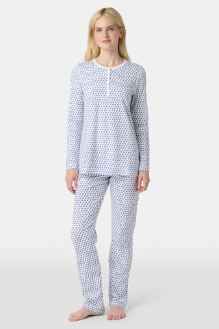 Roller Rabbit Blue Hearts Pajamas