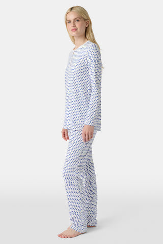 Roller Rabbit Blue Hearts Pajamas