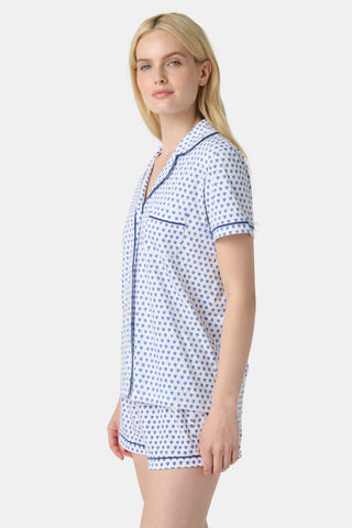 Roller Rabbit Blue Hearts Polo Pajamas