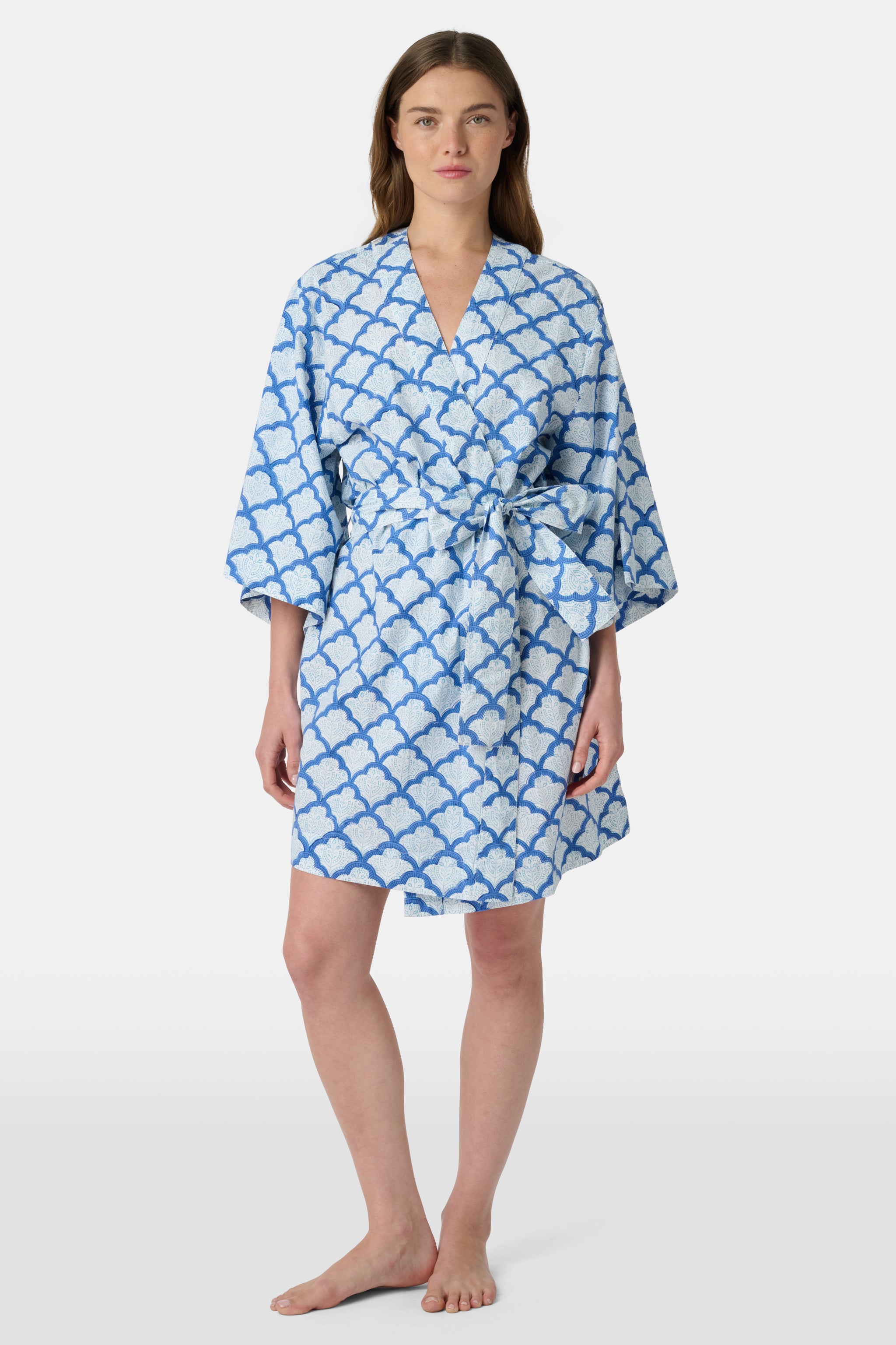 kimono dress for ladies Blue Jemina Kimono for Women