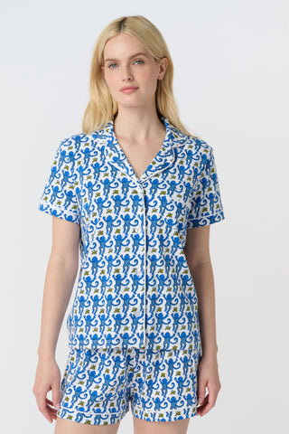 Roller Rabbit Monkey Polo Pajamas