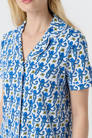 Roller Rabbit Monkey Polo Pajamas