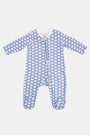Roller Rabbit Blue Hathi Infant Footie Zipper Pajama