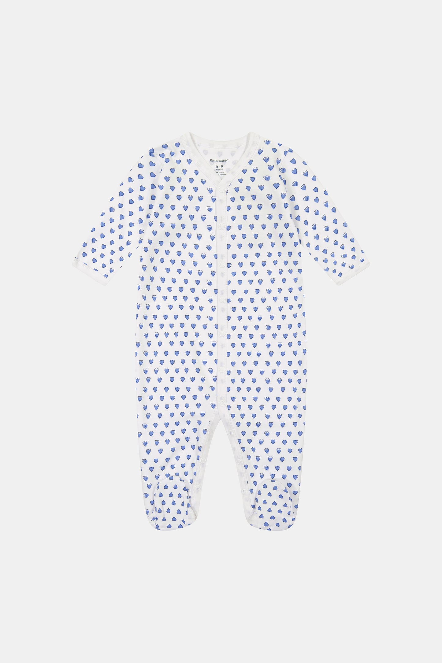 Infant Hearts Footie Pajamas