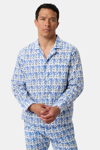 Roller Rabbit Blue Men's Blue Monkey Loungewear Set