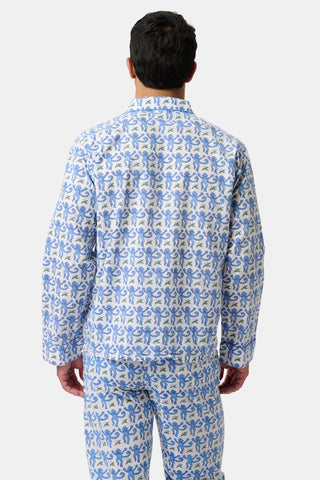 Roller Rabbit Blue Men's Blue Monkey Loungewear Set