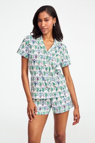 Boston Monkey Polo Pajamas