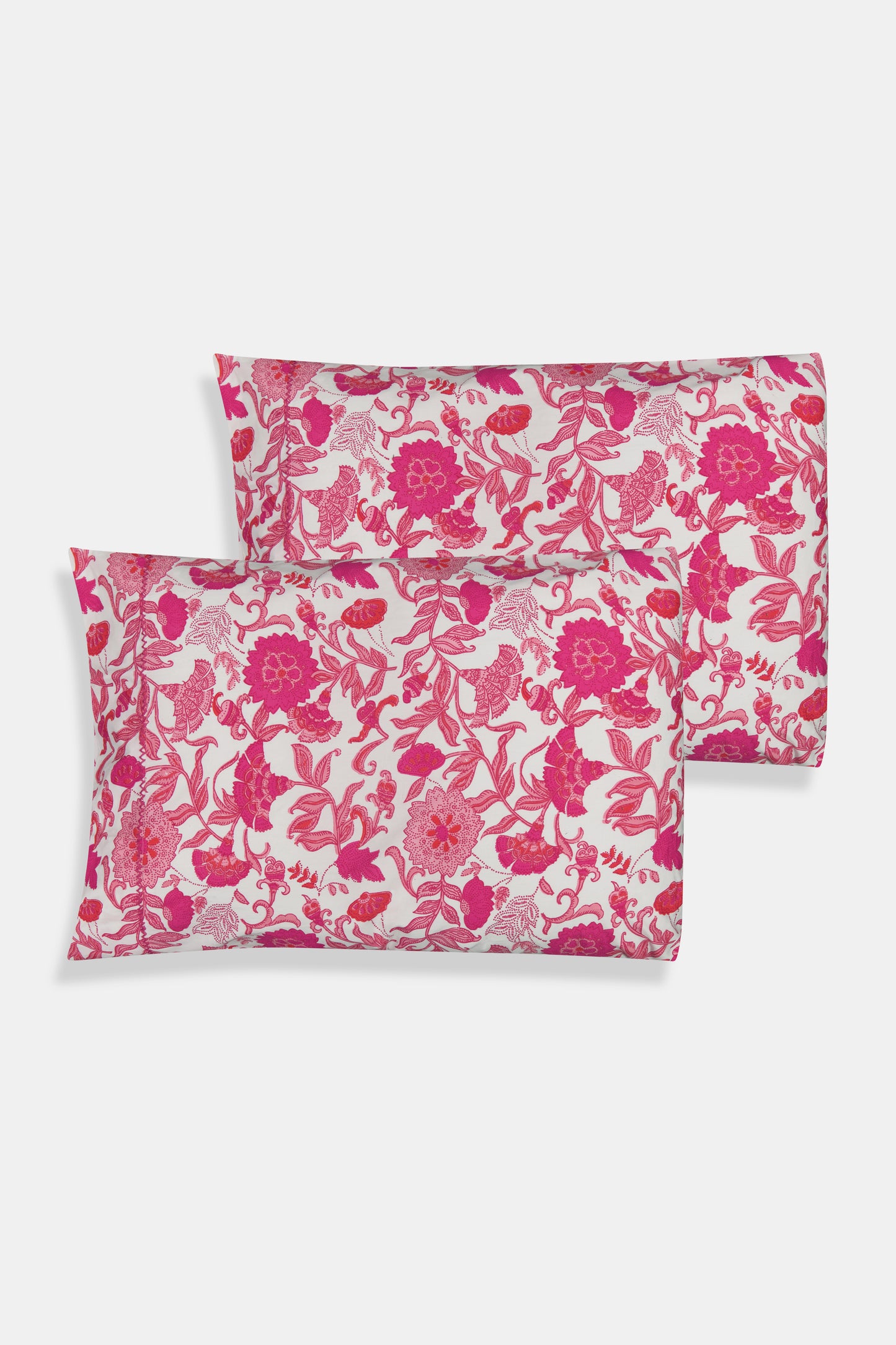 Roller Rabbit Magenta Botanica Pillowcase Set