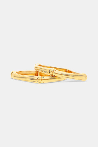 Roller Rabbit Gold BAMBOO BANGLE SET