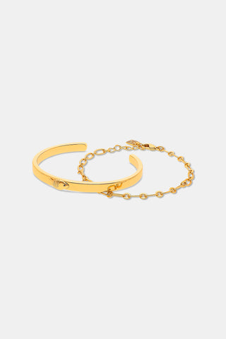 Roller Rabbit Gold CITRA FISH BRACELET SET