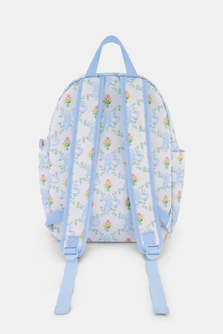 Roller Rabbit x Hill House Blue Floral Monkey Trellis Backpack