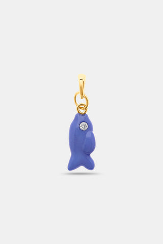 Roller Rabbit Blue Fish Charm