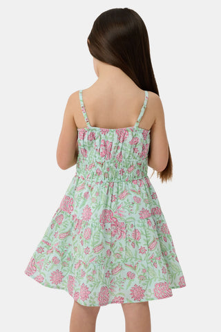 Roller Rabbit Pink Kids Camellia Block Karla Dress