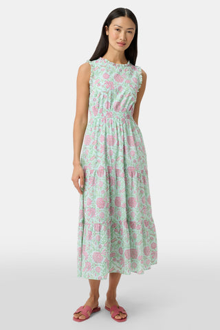 Roller Rabbit Pink Camellia Block Milani Dress