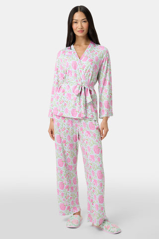 Roller Rabbit Pink Camellia Block Millie Set