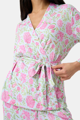 Roller Rabbit Pink Camellia Block Millie Set