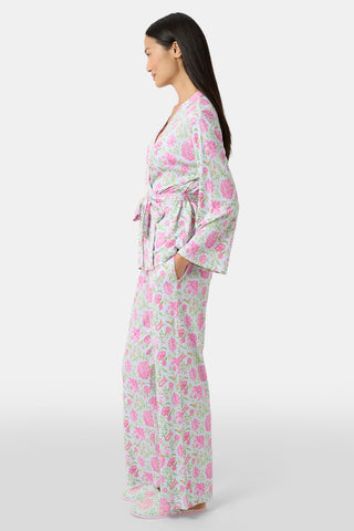 Roller Rabbit Pink Camellia Block Millie Set