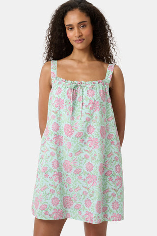 Roller Rabbit Pink Camellia Block Keaton Dress
