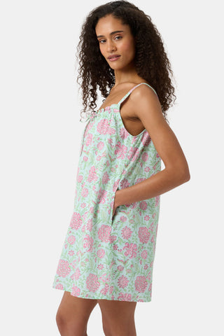 Roller Rabbit Pink Camellia Block Keaton Dress