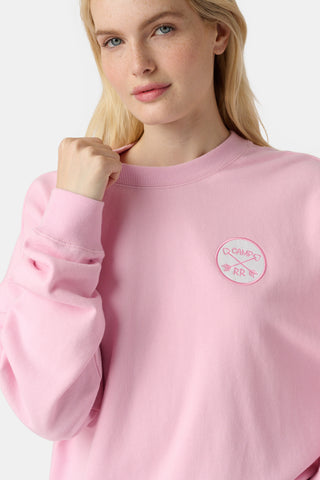 Roller Rabbit Pink Camp RR Crewneck