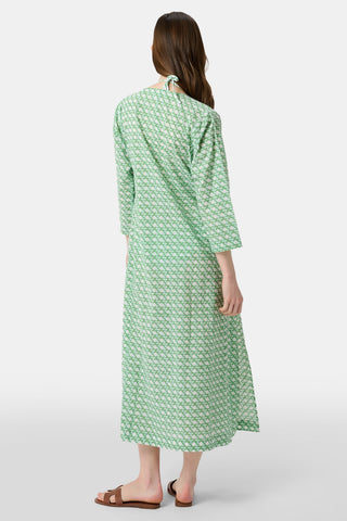 Roller Rabbit Green Cane Anu Long Kurta