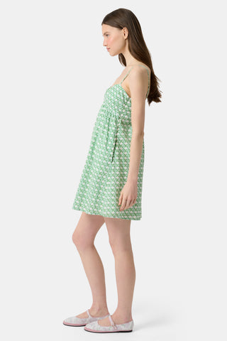 Roller Rabbit Green Cane Sofie Dress