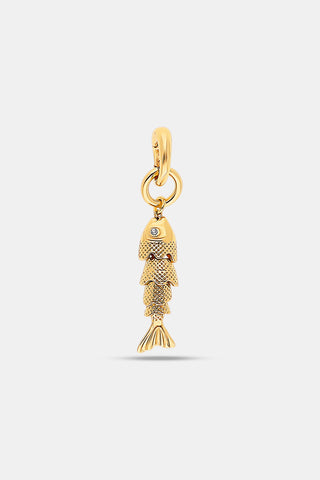 Roller Rabbit Gold SARDINE CHARM