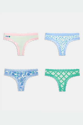 Classic Core Thong 4 Pack