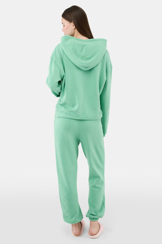 ROLLER RABBIT GREEN COZY CABIN SWEATPANTS