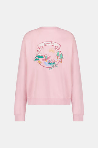 Roller Rabbit Pink Camp RR Crewneck