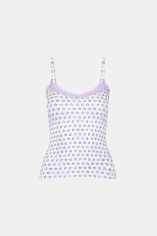 Roller Rabbit Lavender Pop Stars Carmine Cami