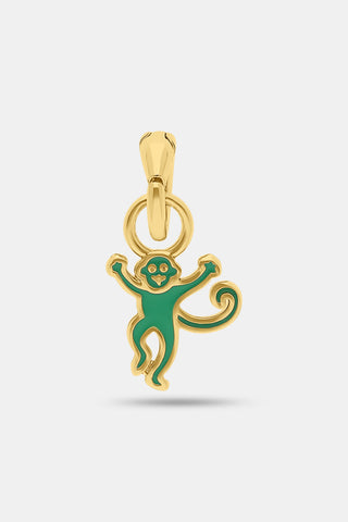 Enamel Monkey Charm