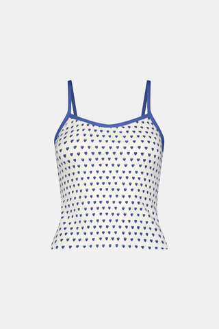 Roller Rabbit Blue Hearts Clarkson Cami