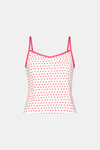 Roller Rabbit Pink Hearts Clarkson Cami