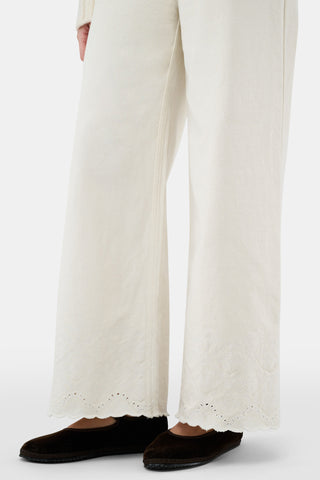 ROLLER RABBIT CREAM JEMINA EYELET DANIELLE JEANS