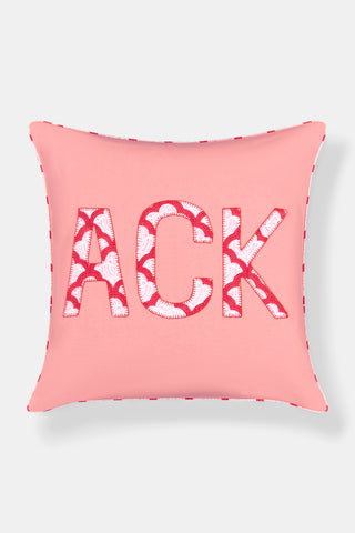 ACK Applique Decorative Pillow