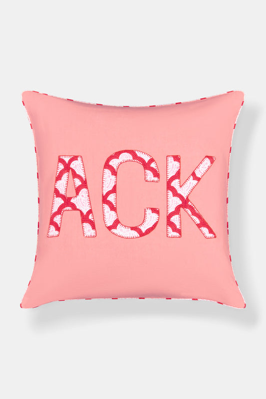 ACK Applique Decorative Pillow view 1