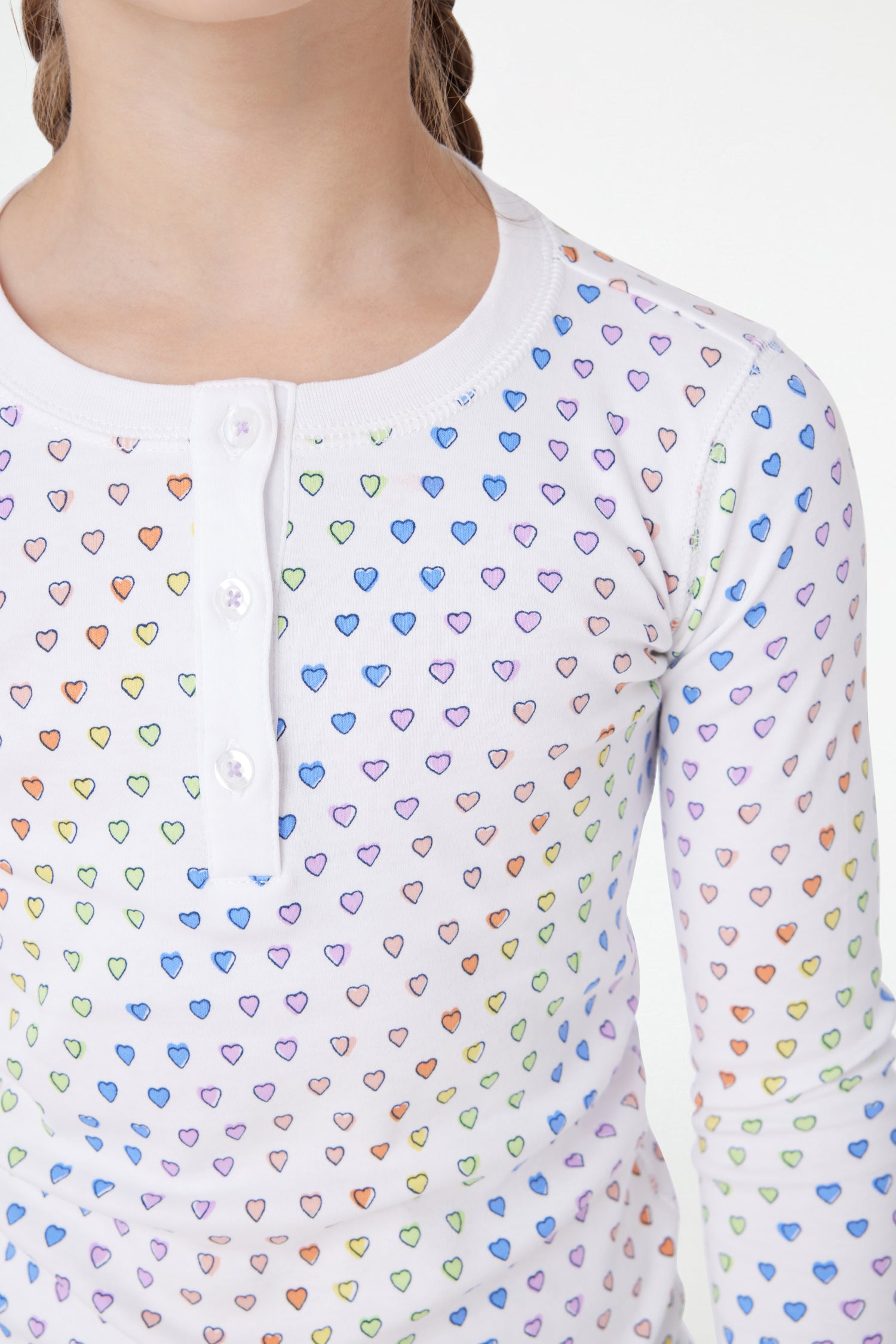 Roller Rabbit Rainbow Kids Disco Hearts Pajamas