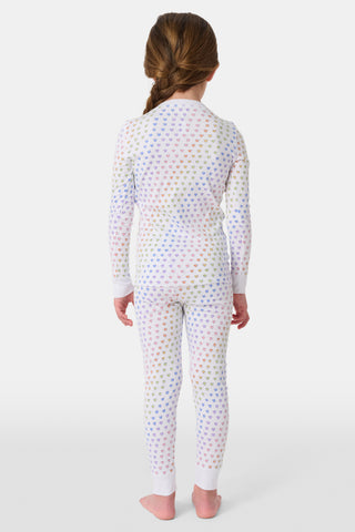 Roller Rabbit Rainbow Kids Disco Hearts Pajamas