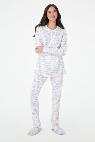 Roller Rabbit Rainbow Disco Hearts Pajamas