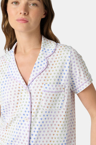 Roller Rabbit Disco Hearts Polo Pajamas