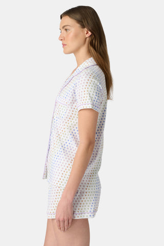 Roller Rabbit Disco Hearts Polo Pajamas