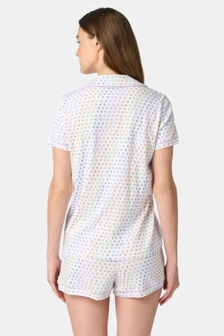 Roller Rabbit Disco Hearts Polo Pajamas