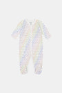 Infant Disco Hearts Footie Pajamas